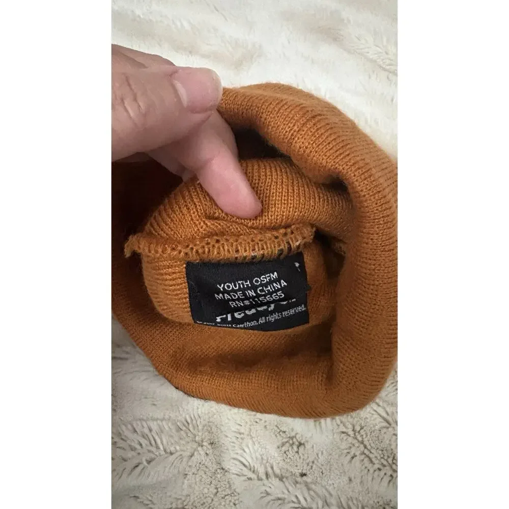 Five Nights at Freddy's Fazbear Beanie Hat Youth Brown Knit Cap